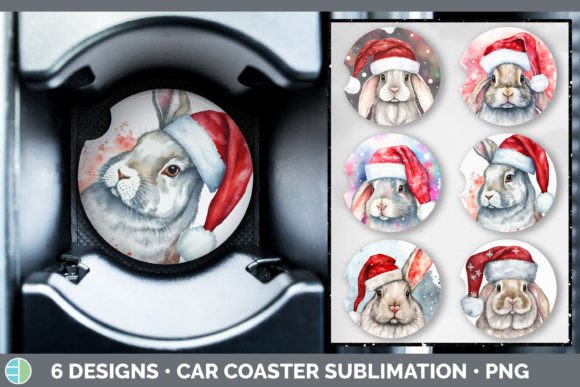 Christmas Bunny Car Coaster: A Designer's Review