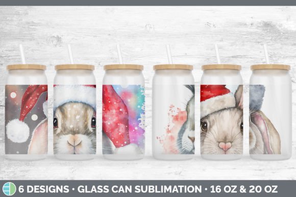 Christmas Bunny Glass Can Sublimation: A Designer's Review