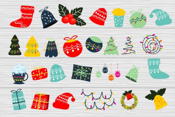 Christmas Design Element: Illustrations for Branding