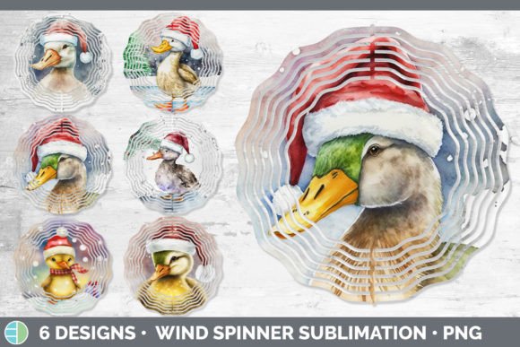 Christmas Duck Spinner: Illustrations Review