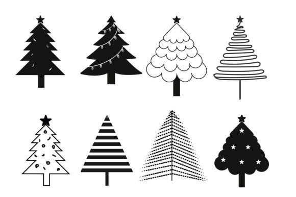 Line and Fill Christmas Trees Bundle Review