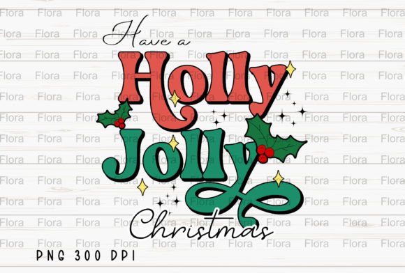 Retro Christmas PNG for Festive Illustrations