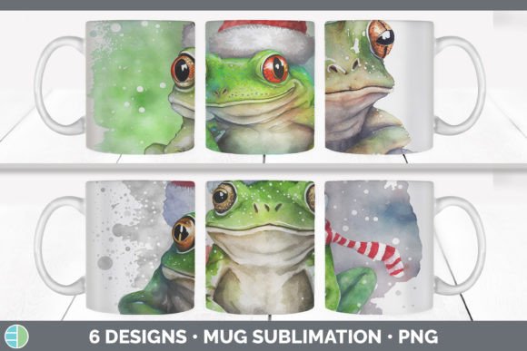 Review: Christmas Frog Mug Sublimation Coffee Design