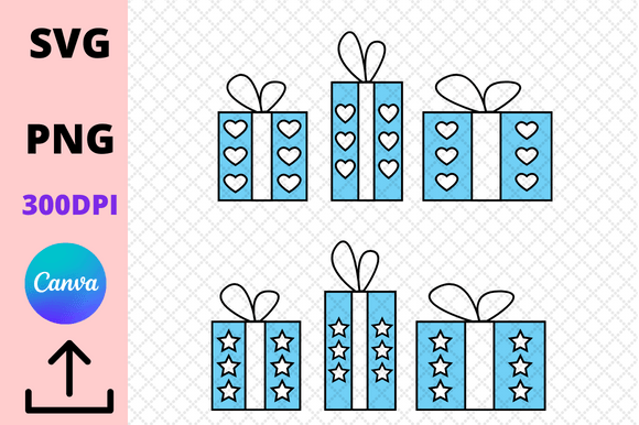 Review: Christmas Gift Box Set Coloring Page for Embroidery