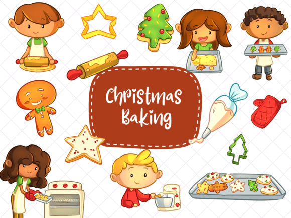 Reviewing Christmas Baking Clip Art for Embroidery