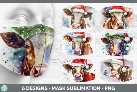 Reviewing the Christmas Cow Mask Sublimation Bundle