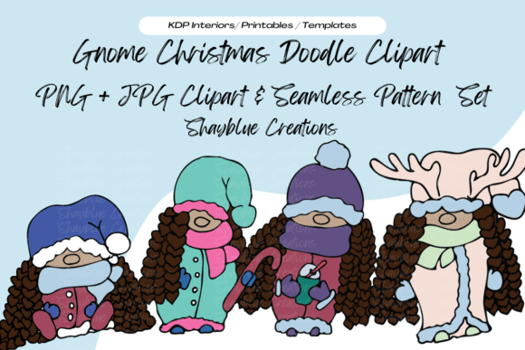 Reviewing the Winter Christmas Gnome Girl Clipart Set