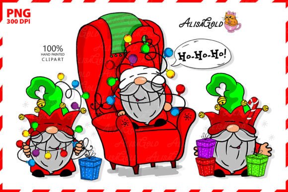 Santa in a Chair Illustrations Review