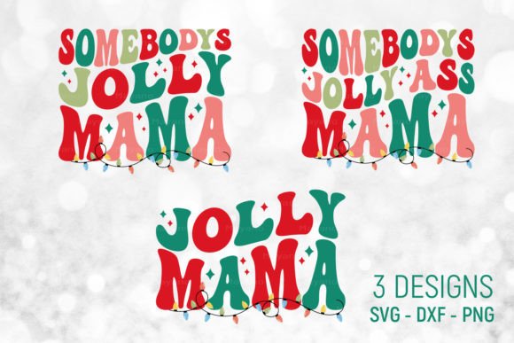 Somebodys Jolly Mama Retro Christmas Illustrations Review